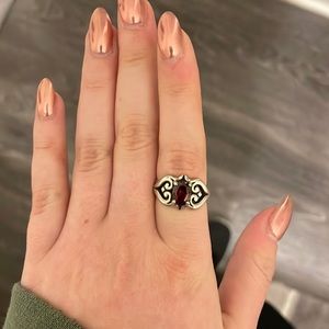 James Avery Scrolled Hearts Ring
